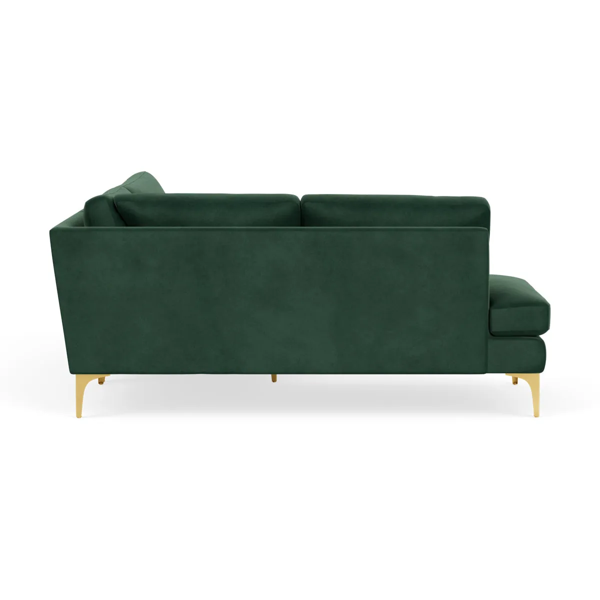 Astha Velvet Left Corner Sofa