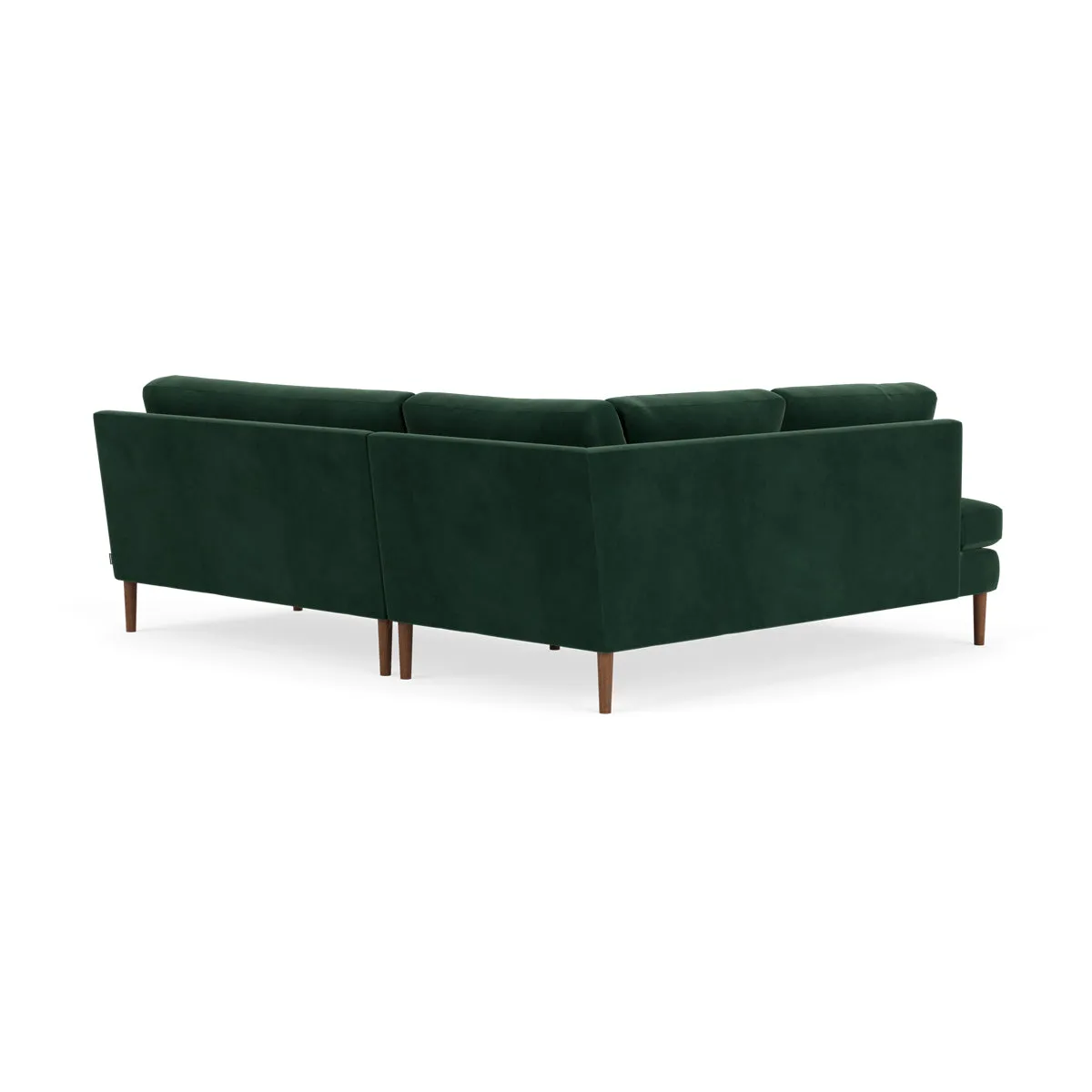 Astha Velvet Left Corner Sofa
