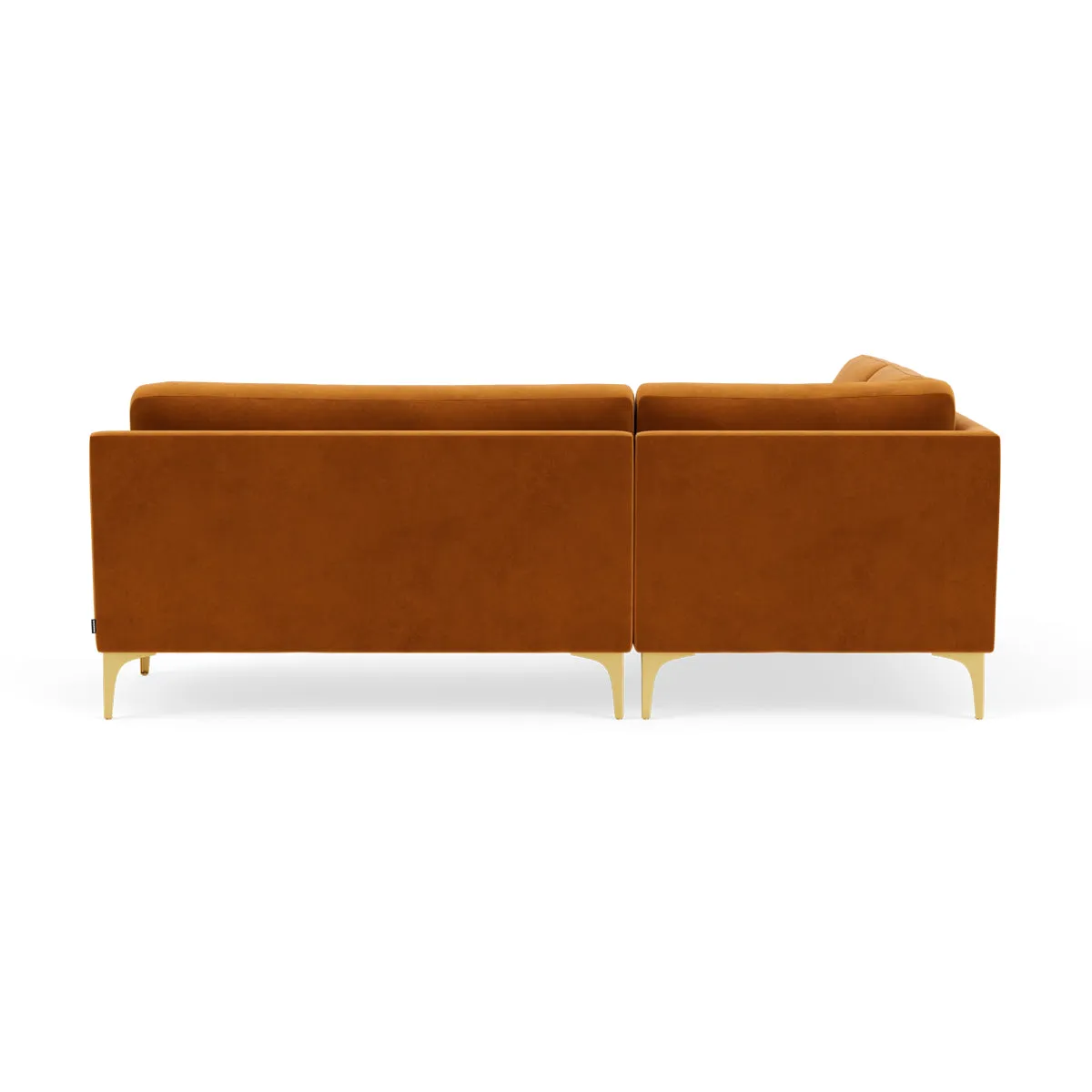 Astha Velvet Left Corner Sofa