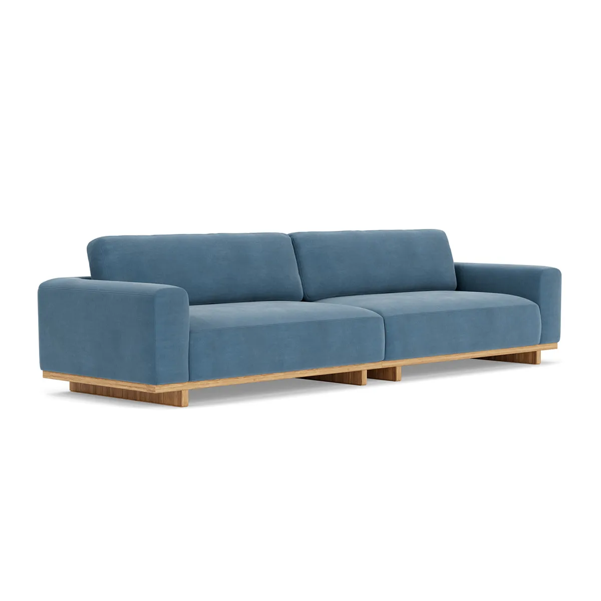 Aya Velvet 4 Seater Sofa