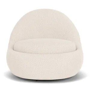 Babette Boucle Swivel Armchair
