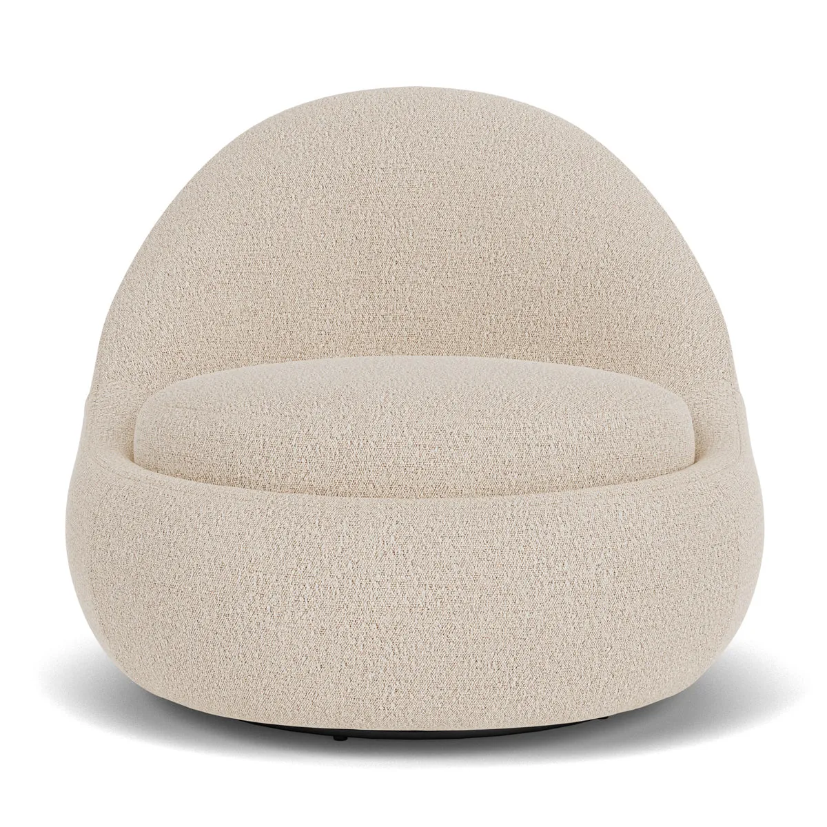 Babette Boucle Swivel Armchair