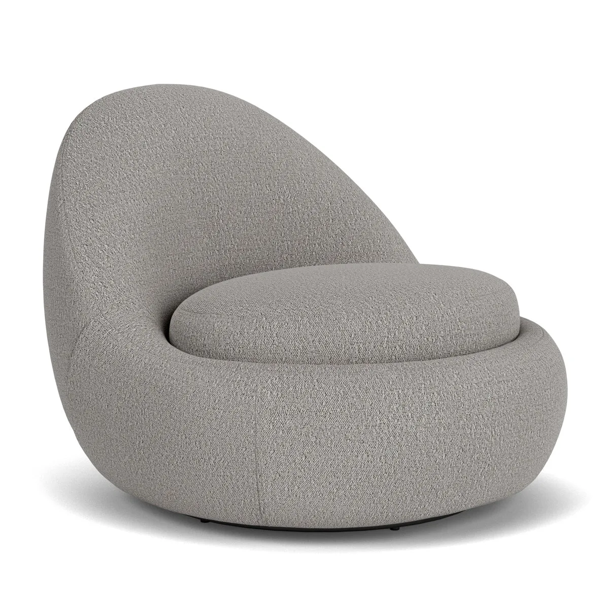 Babette Boucle Swivel Armchair