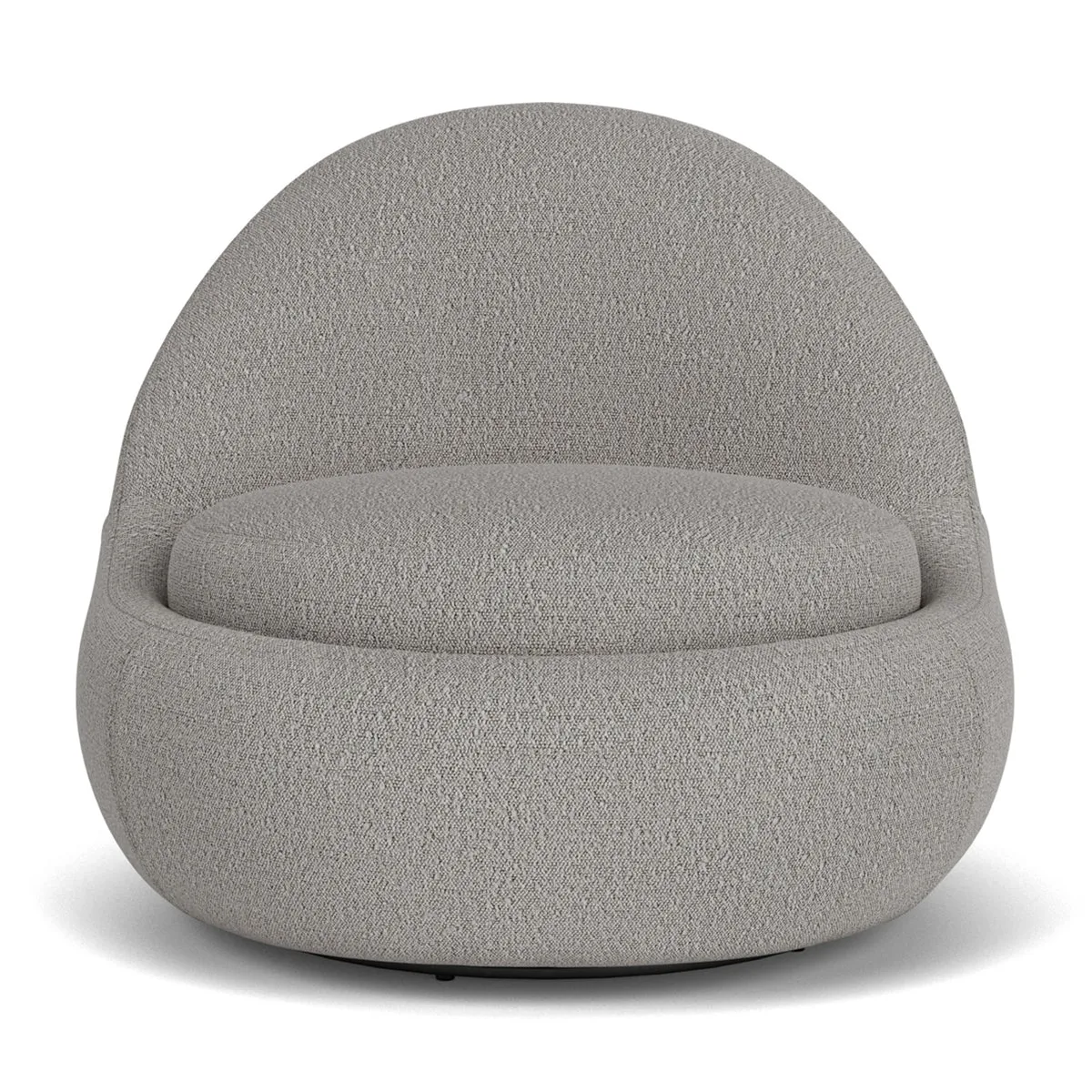 Babette Boucle Swivel Armchair