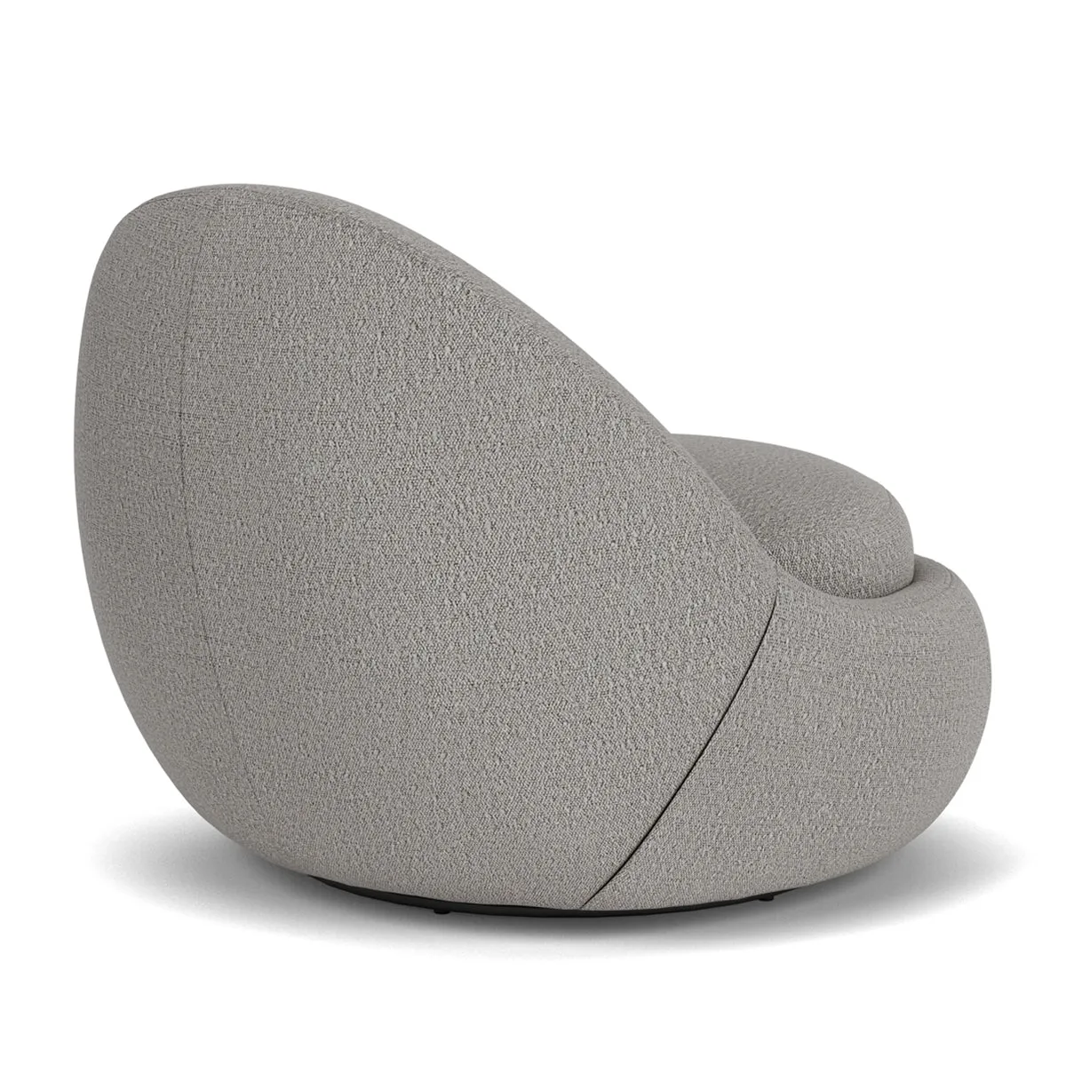 Babette Boucle Swivel Armchair