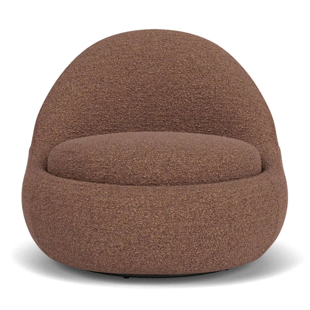 Babette Boucle Swivel Armchair