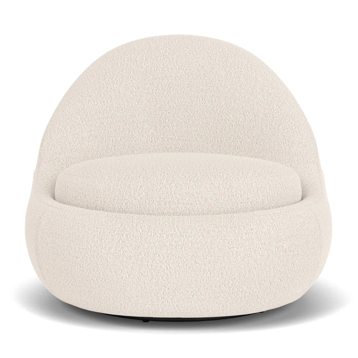 Babette Boucle Swivel Armchair