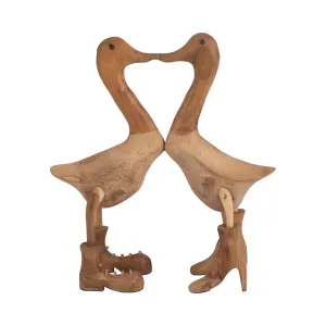 BAMBOO, 19" LOVE DUCKS, NATURAL