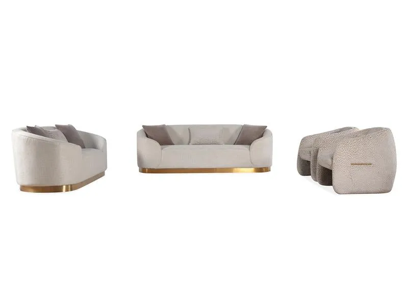 Beige Sofa Set