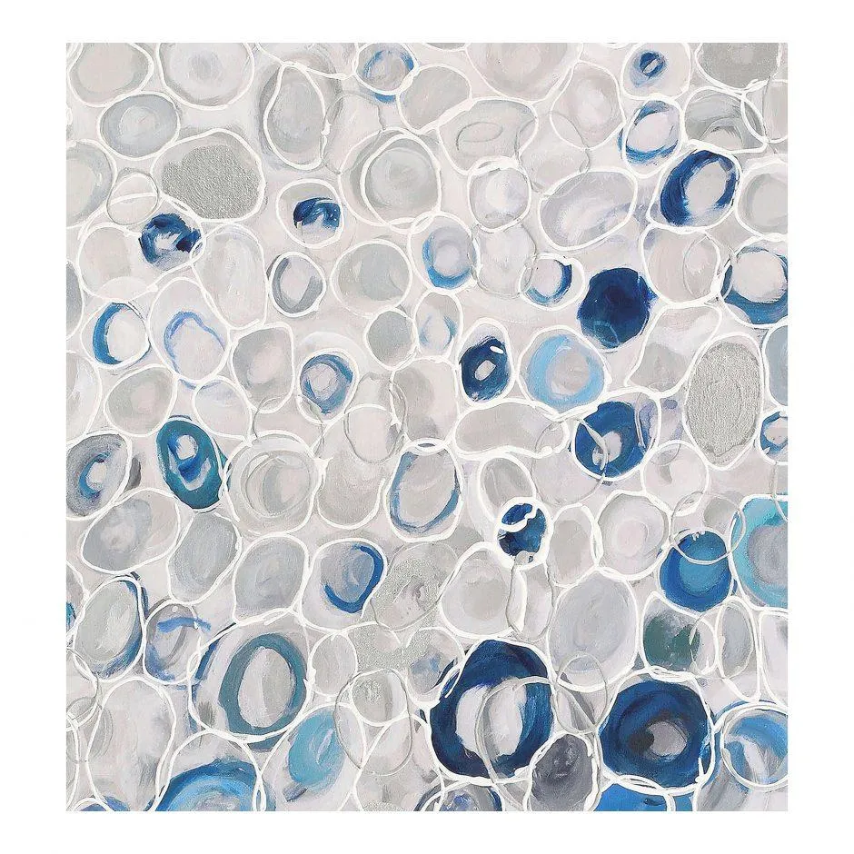 **Blue Bubbles Wall Dcor