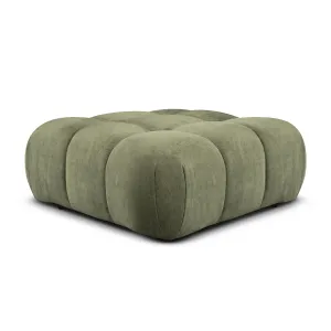 Bowie Textured Velvet Ottoman