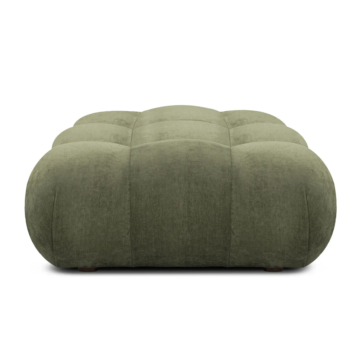 Bowie Textured Velvet Ottoman