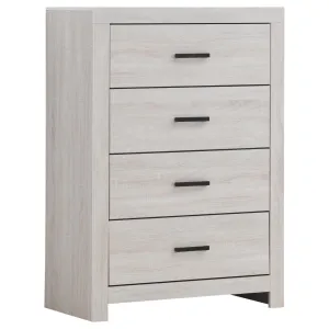 Brantford 4-drawer Chest Coastal White