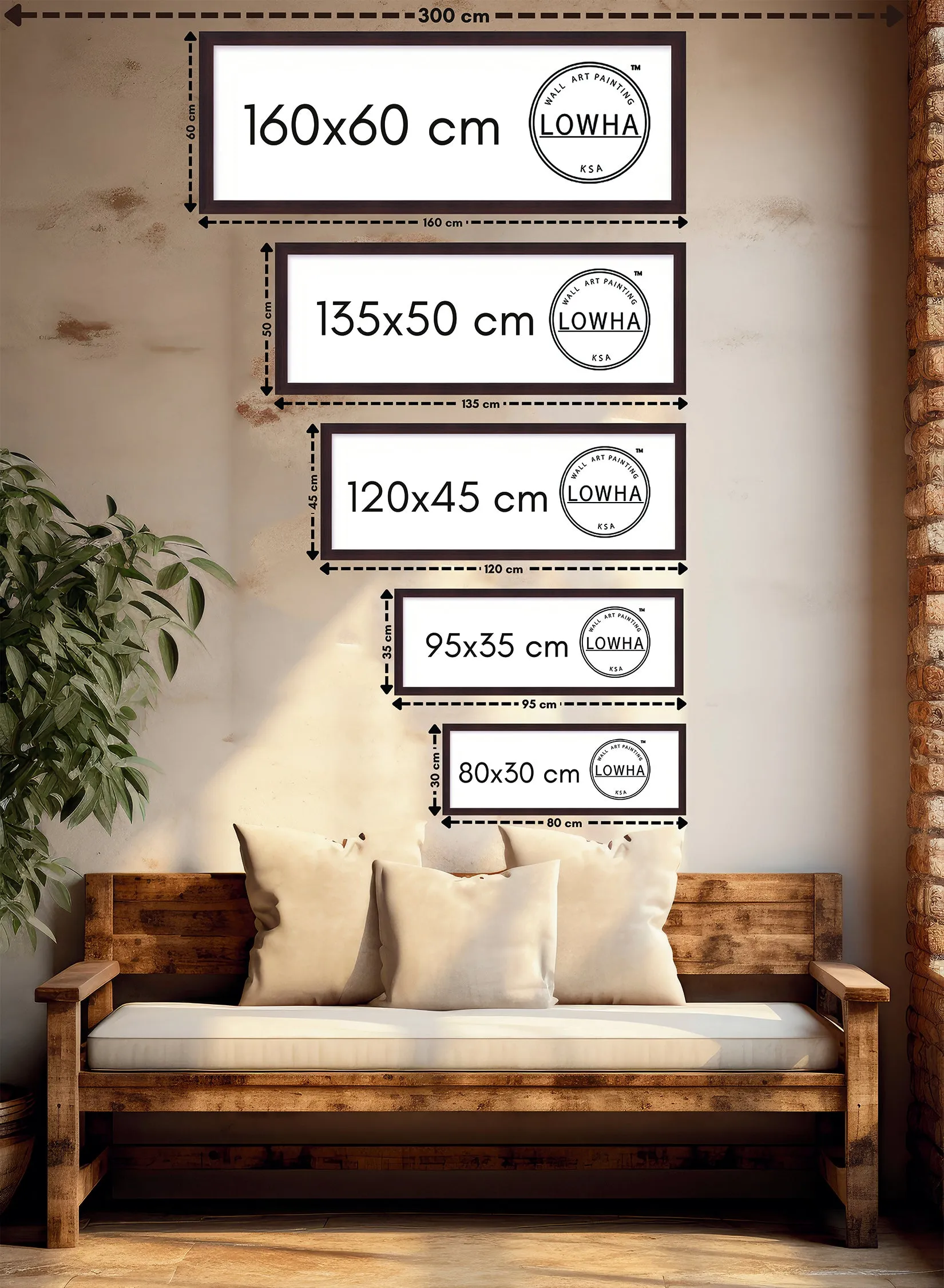 Canvas Wall Art Stretched Over Wooden Frame with Black Floating Frame and islamic Quran Surah Taha Painting