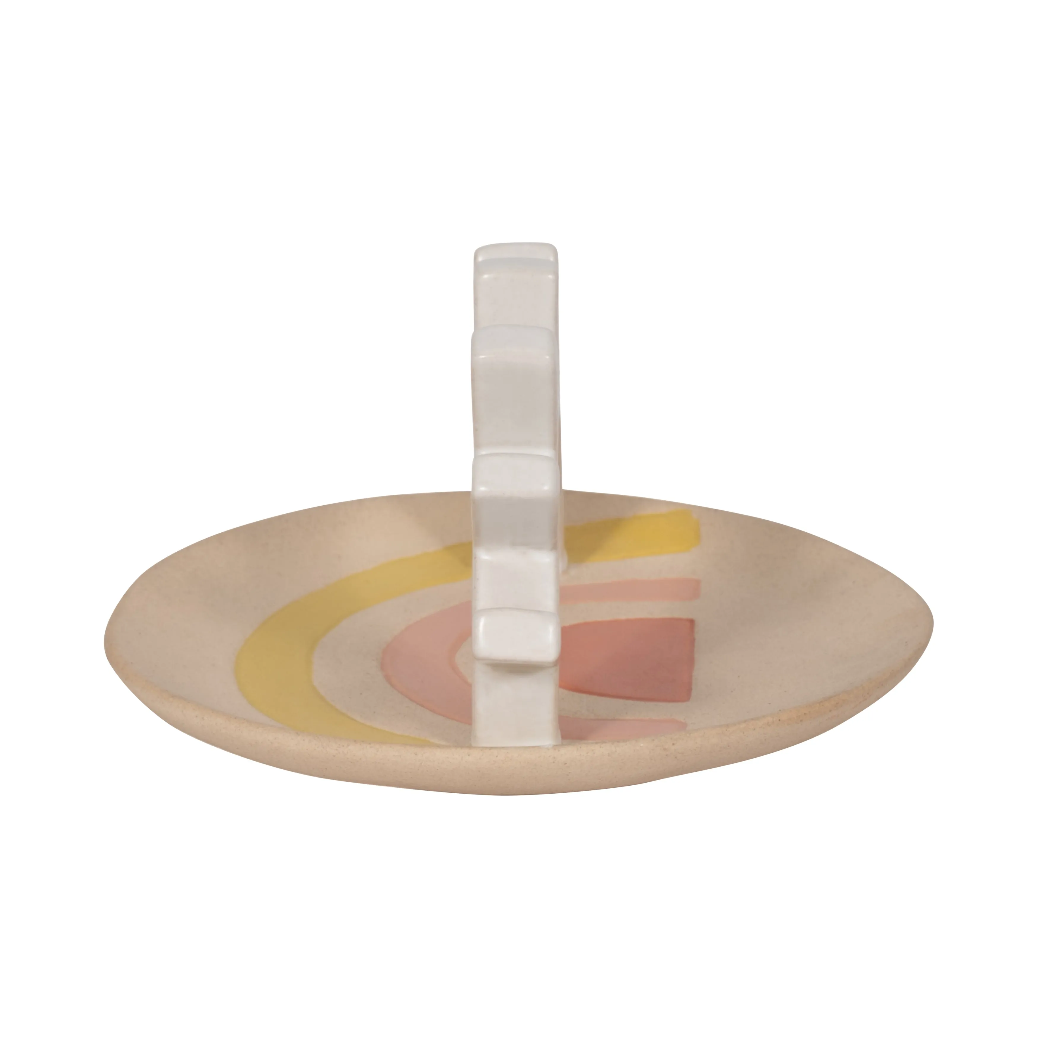 CER, 6" SUNSHINE TRINKET TRAY, MULTI