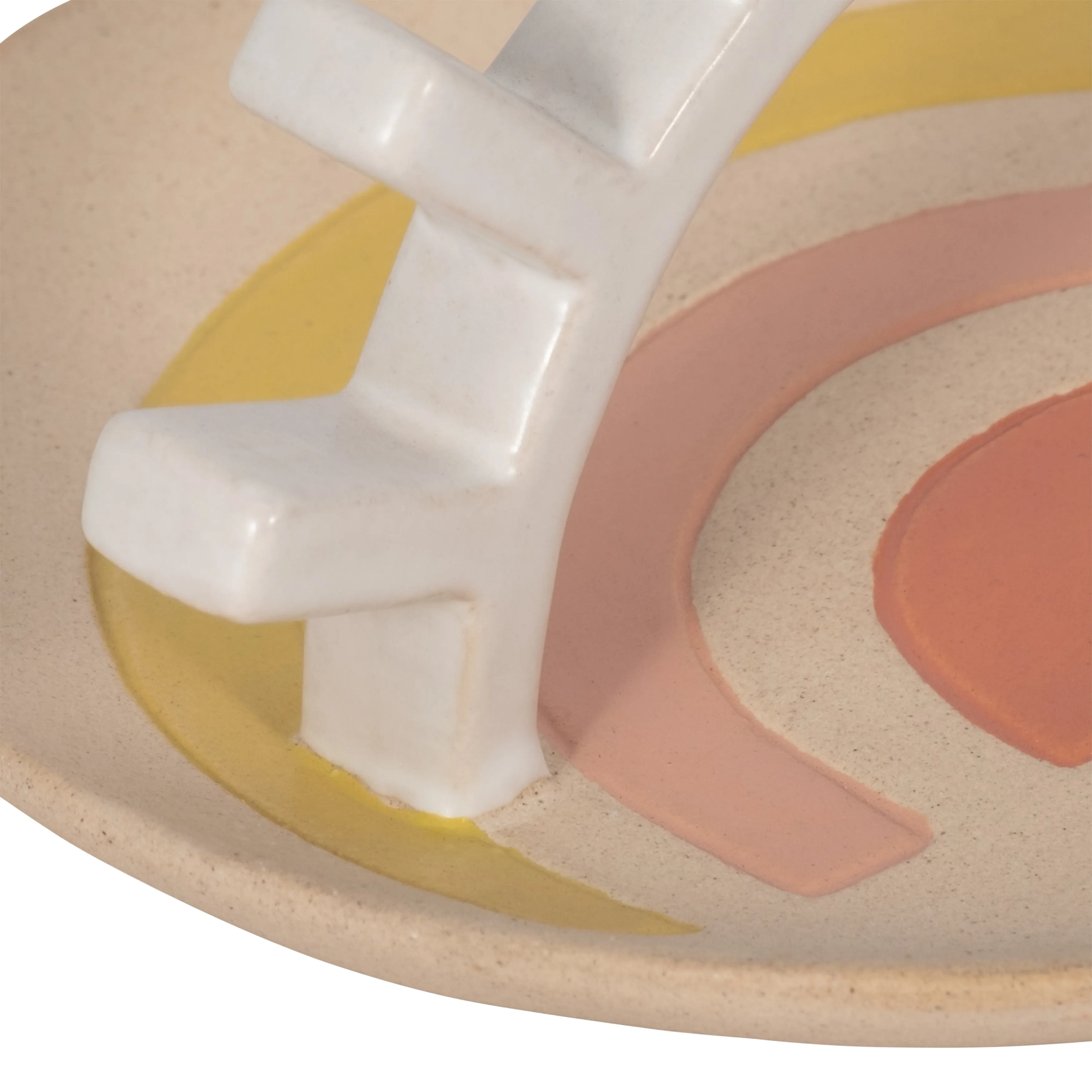 CER, 6" SUNSHINE TRINKET TRAY, MULTI