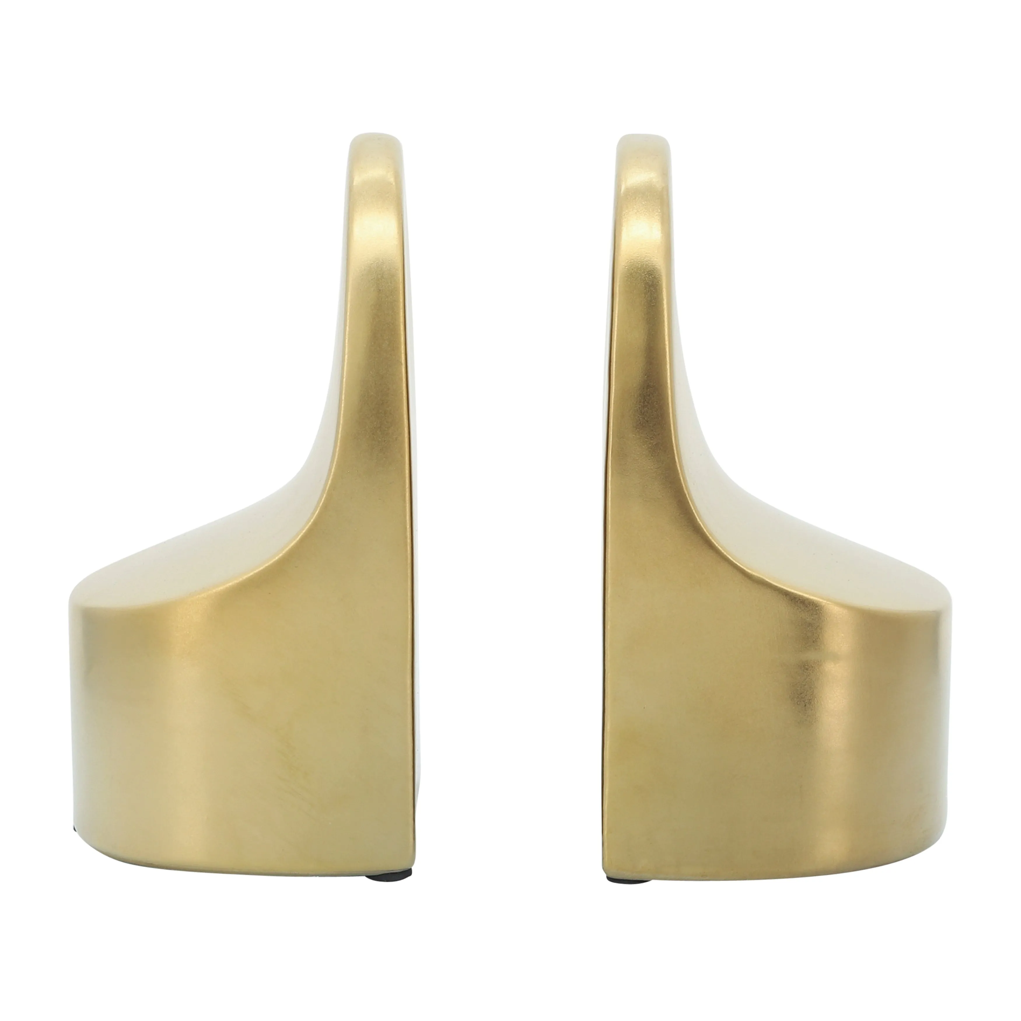 CER, 6"H CONTEMPORARY BOOKENDS, GOL
