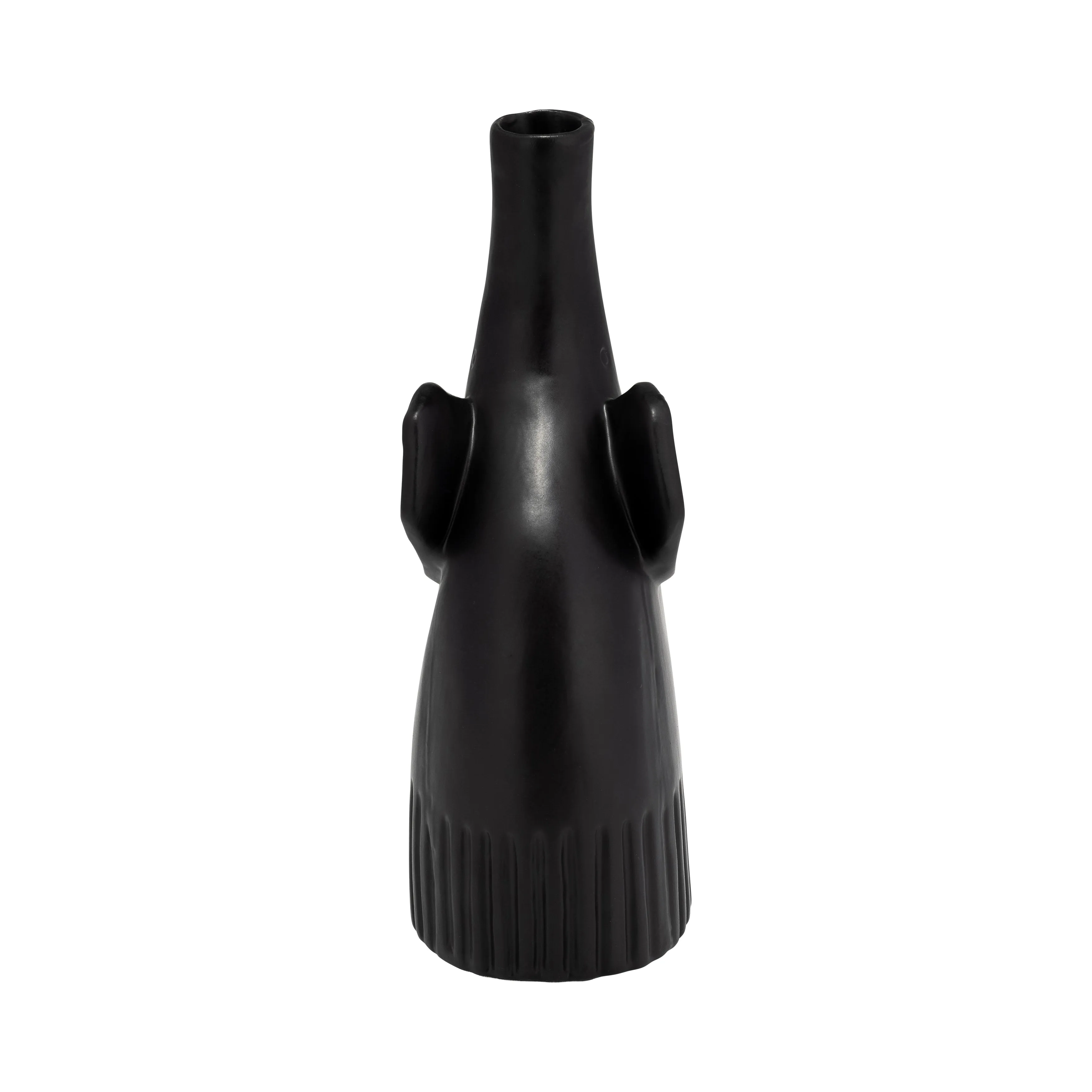CER,9",ELEPHANT DECO,MATTE BLACK