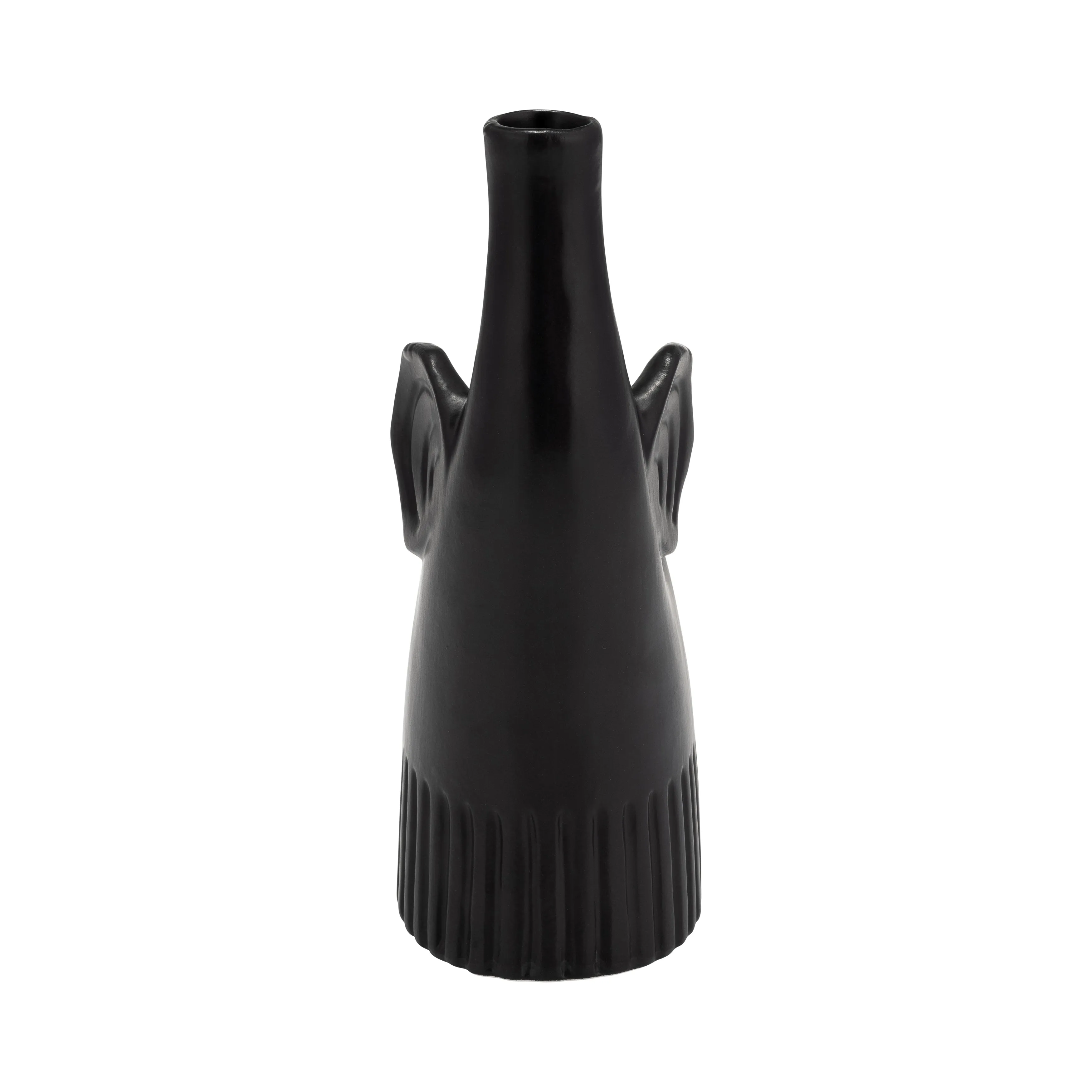 CER,9",ELEPHANT DECO,MATTE BLACK