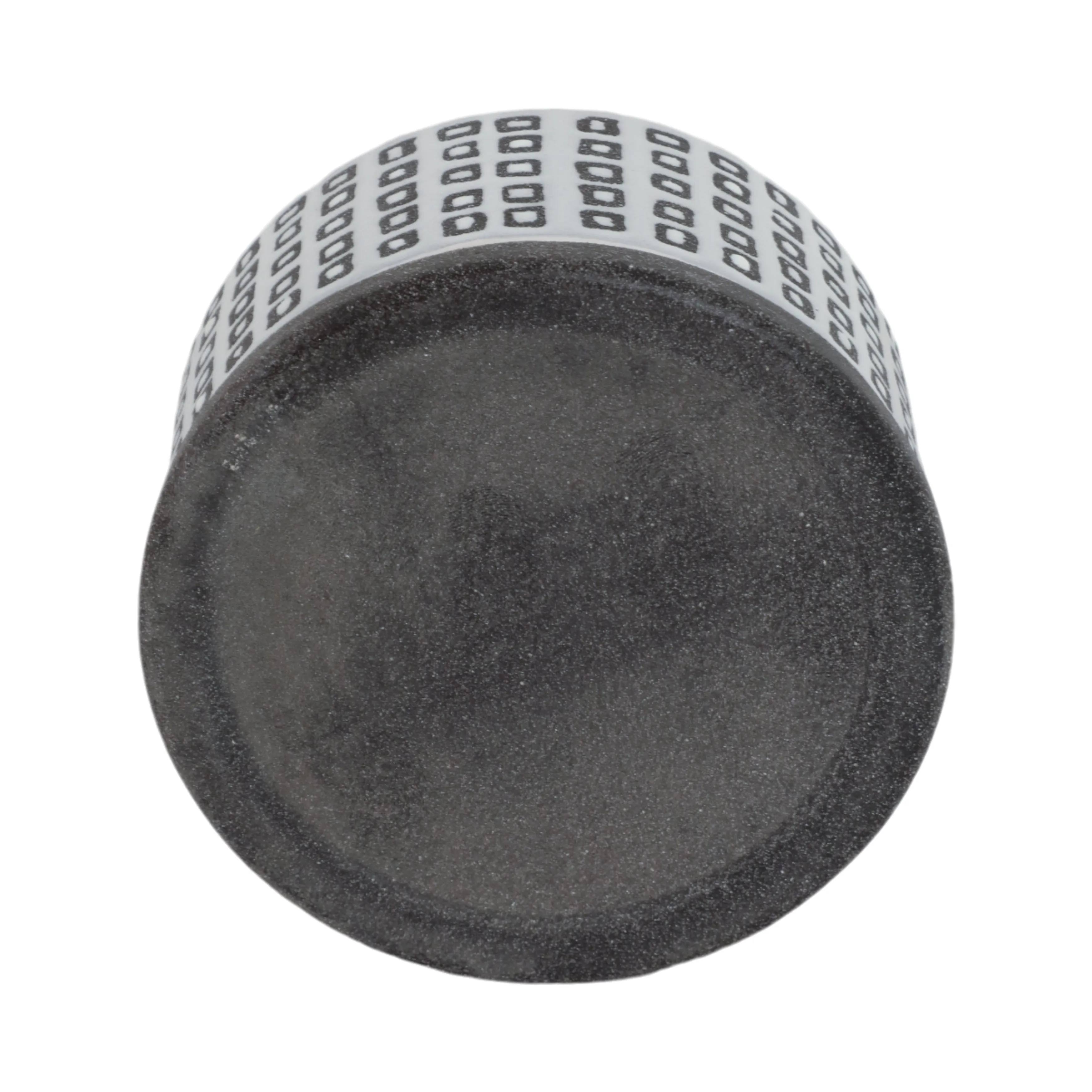 Ceramic 5"  Covered Dotted Jar, Black