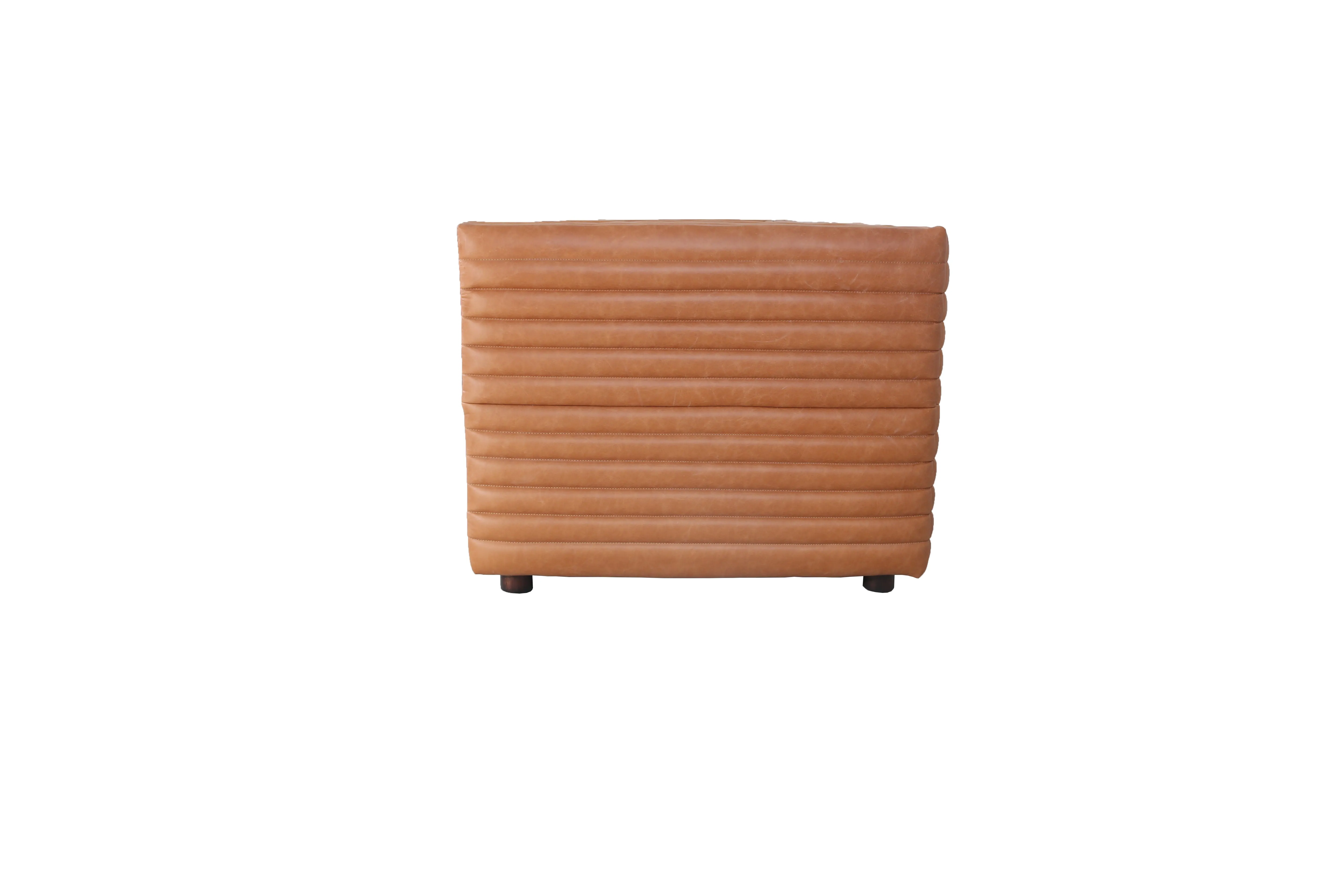 Chateau Light Brown Leather Sofa