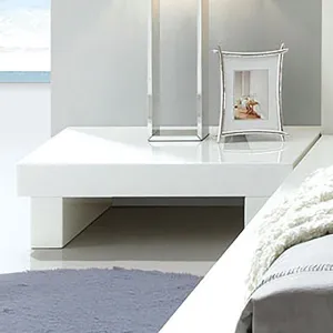 Christie Glossy White Night Stand