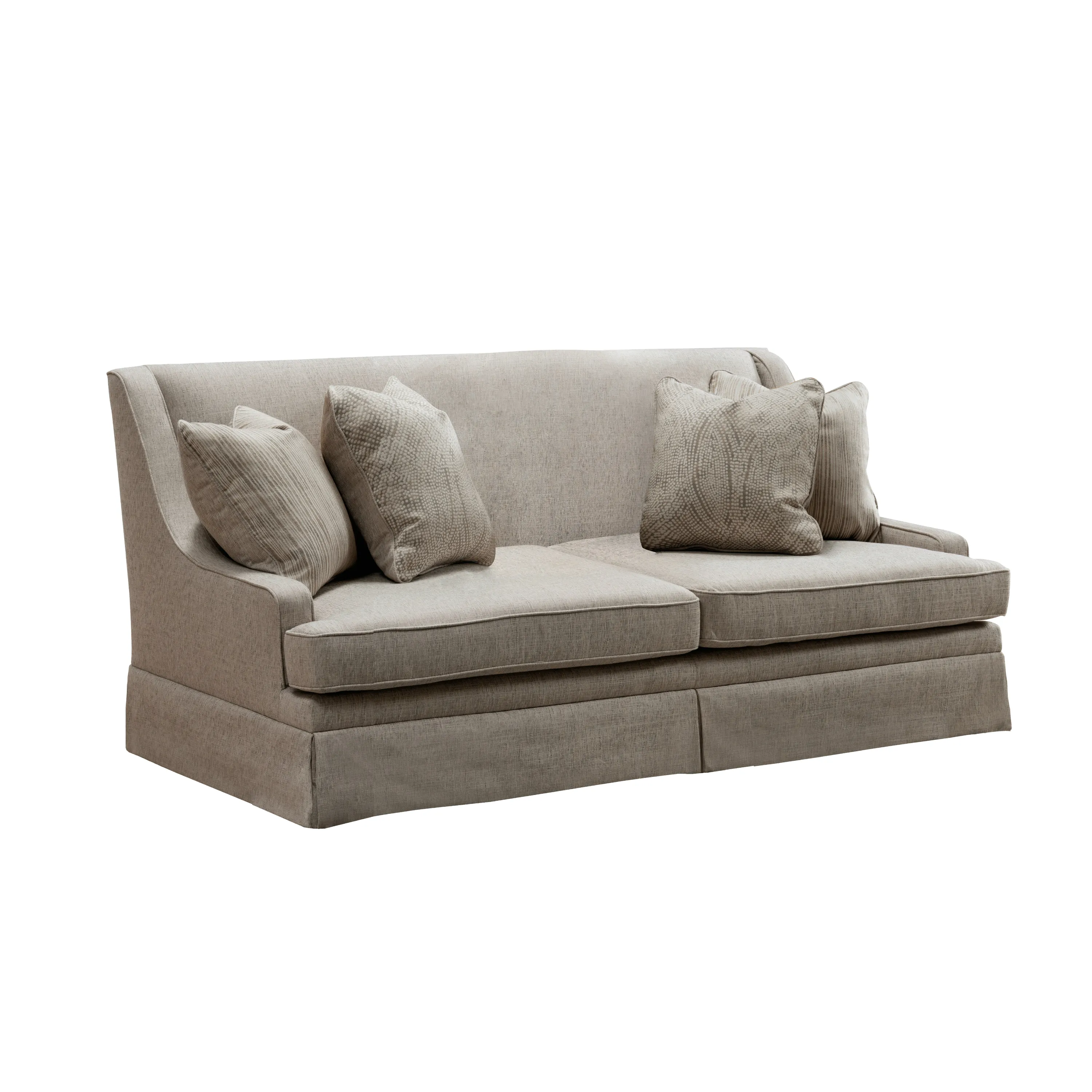 Classy By Noha Albabtain Skirted Beige Loveseat