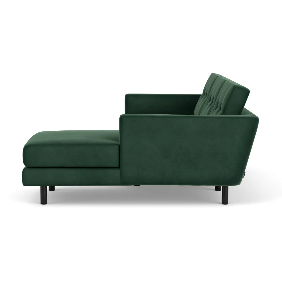 Conrad Velvet Right Chaise Sofa