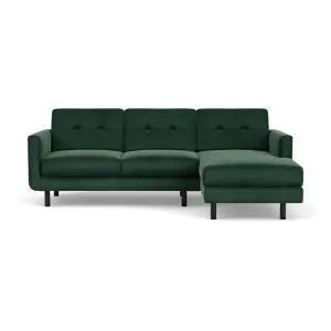 Conrad Velvet Right Chaise Sofa