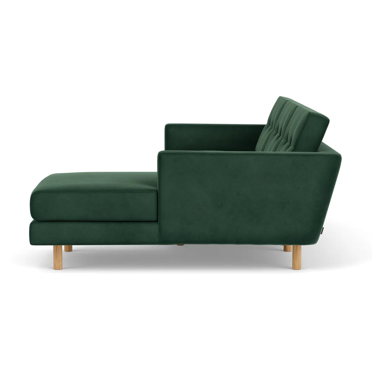 Conrad Velvet Right Chaise Sofa