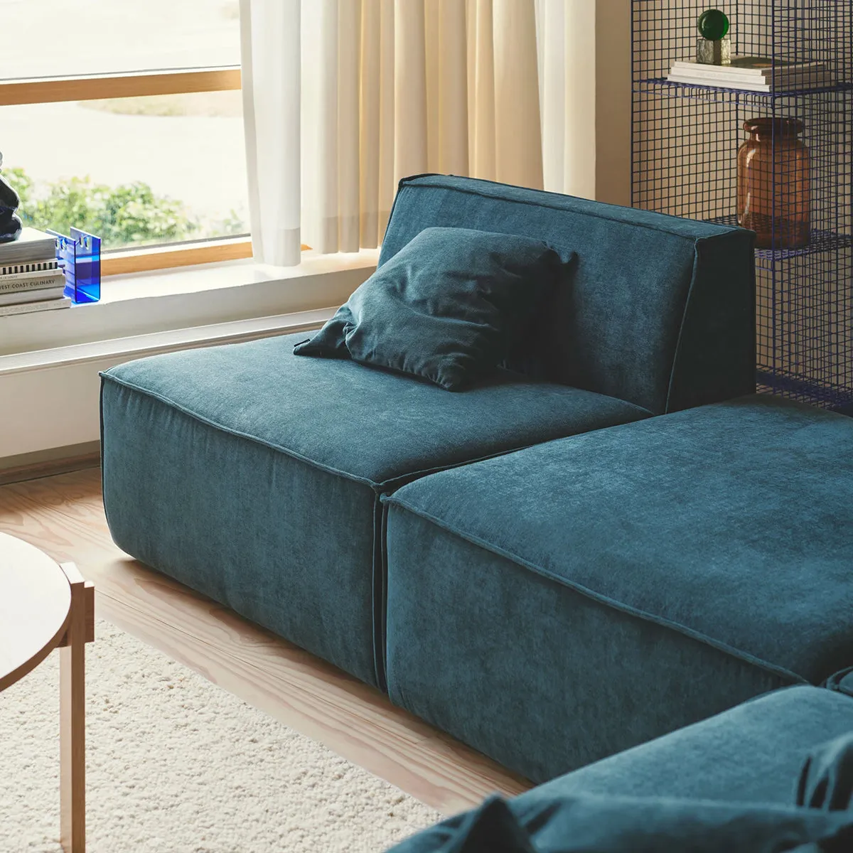 Dane Fabric 1 Seater Right Corner Modular Sofa