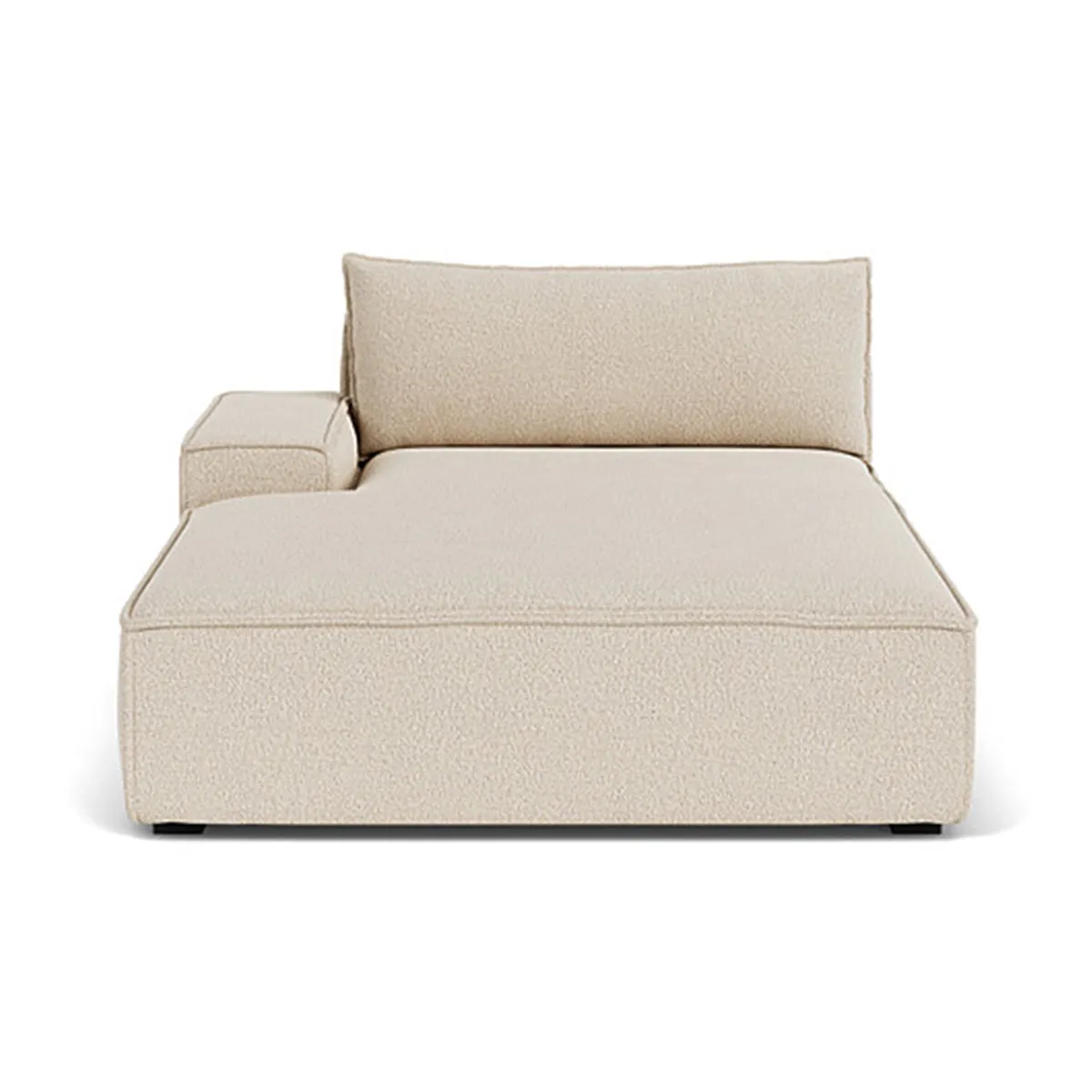 Daphne Boucle 1 Seater Left Chaise Modular Sofa