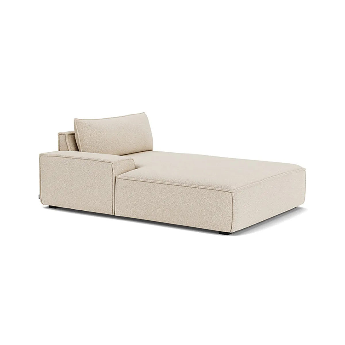 Daphne Boucle 1 Seater Left Chaise Modular Sofa