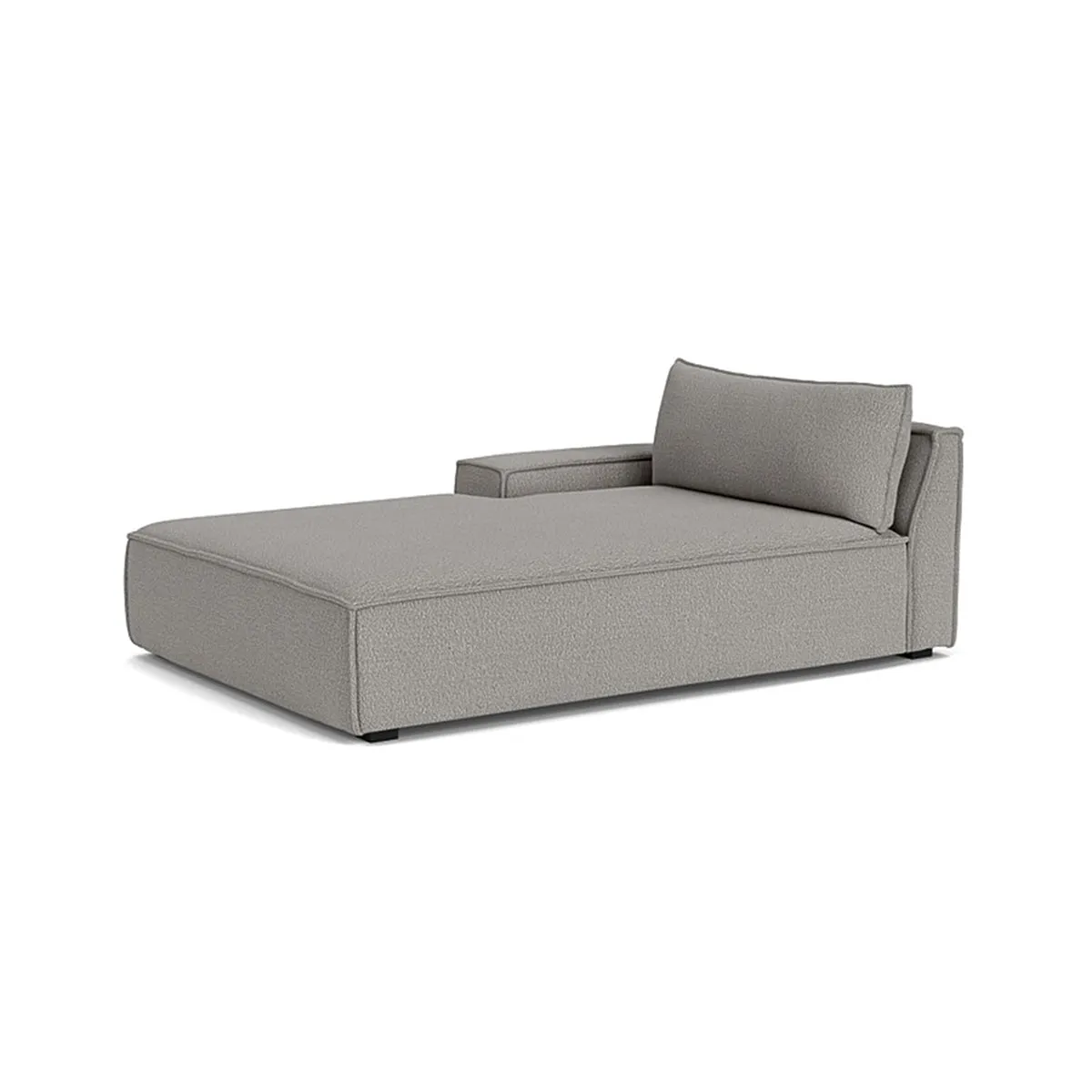 Daphne Boucle 1 Seater Left Chaise Modular Sofa