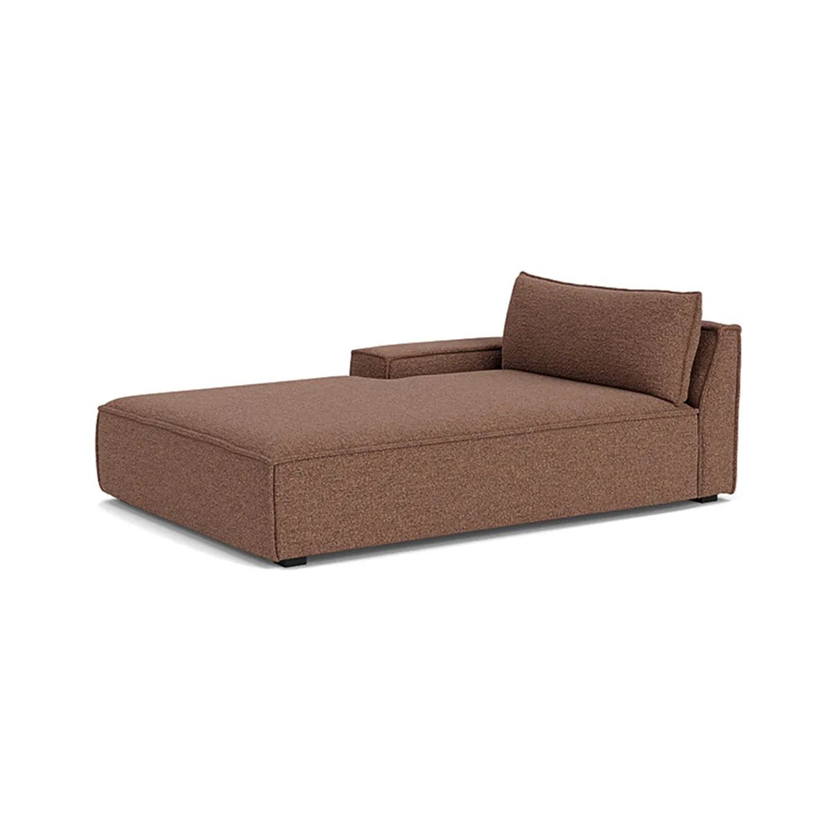 Daphne Boucle 1 Seater Left Chaise Modular Sofa