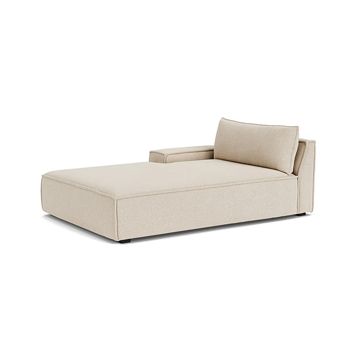 Daphne Boucle 1 Seater Left Chaise Modular Sofa