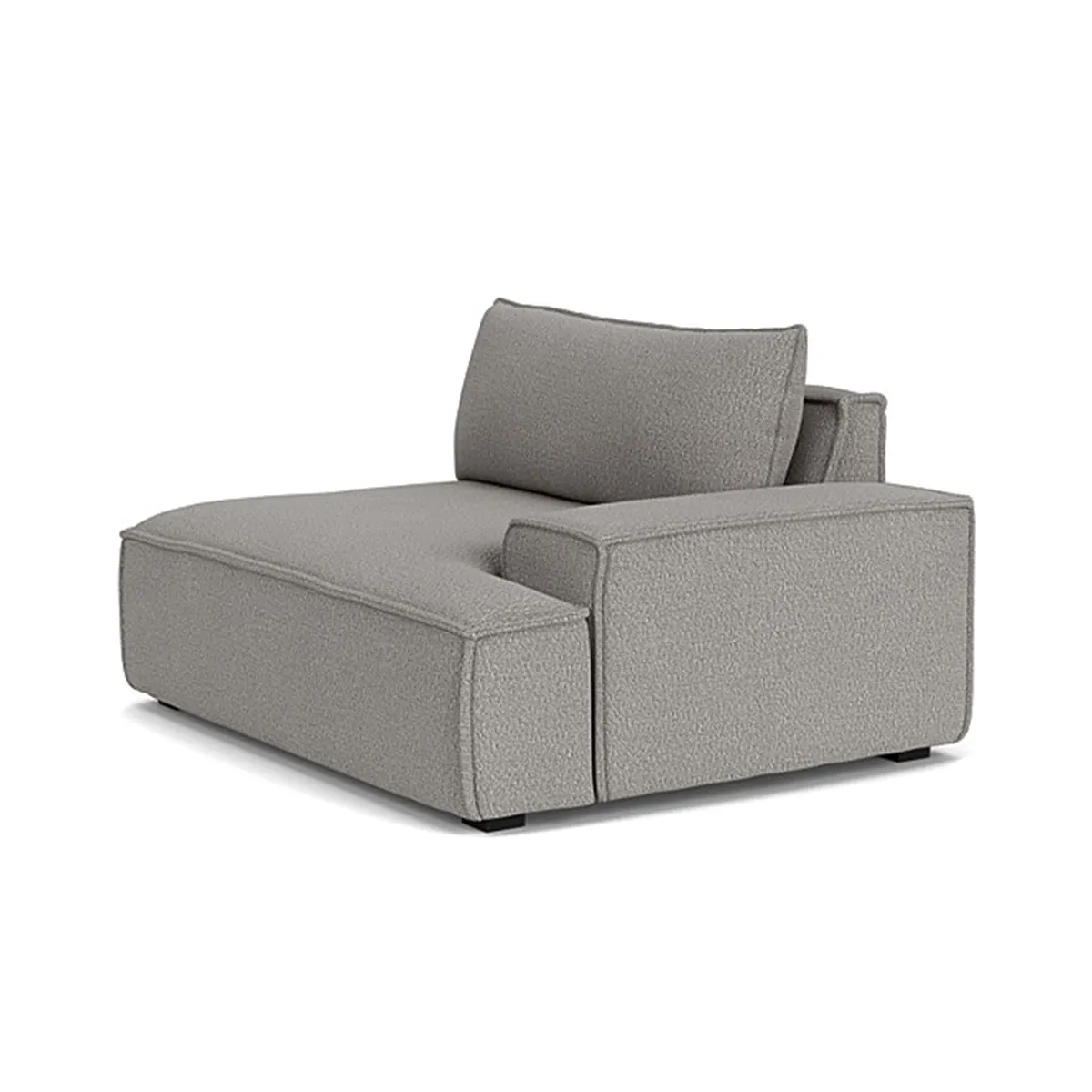 Daphne Boucle 1 Seater Right Arm Modular Sofa
