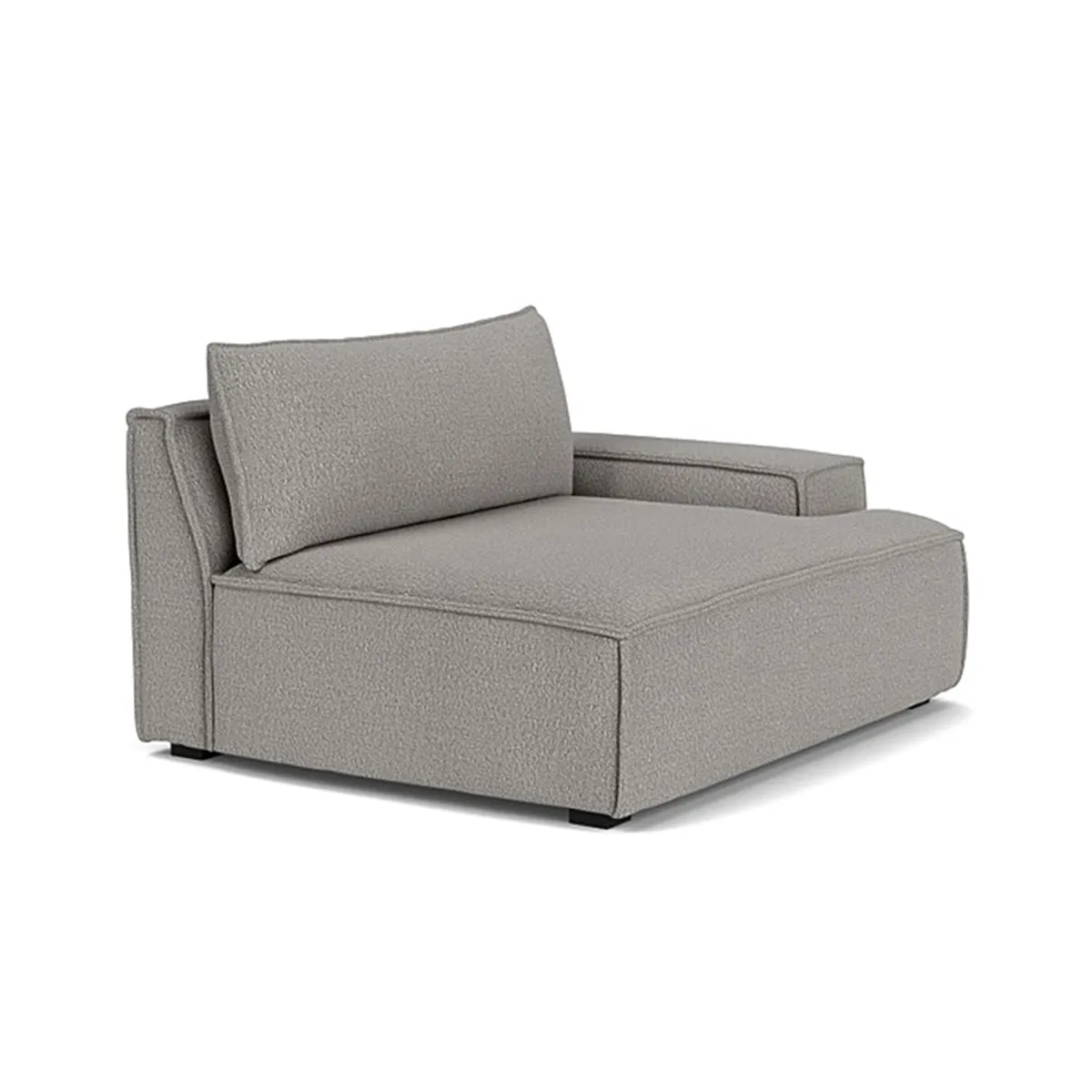 Daphne Boucle 1 Seater Right Arm Modular Sofa