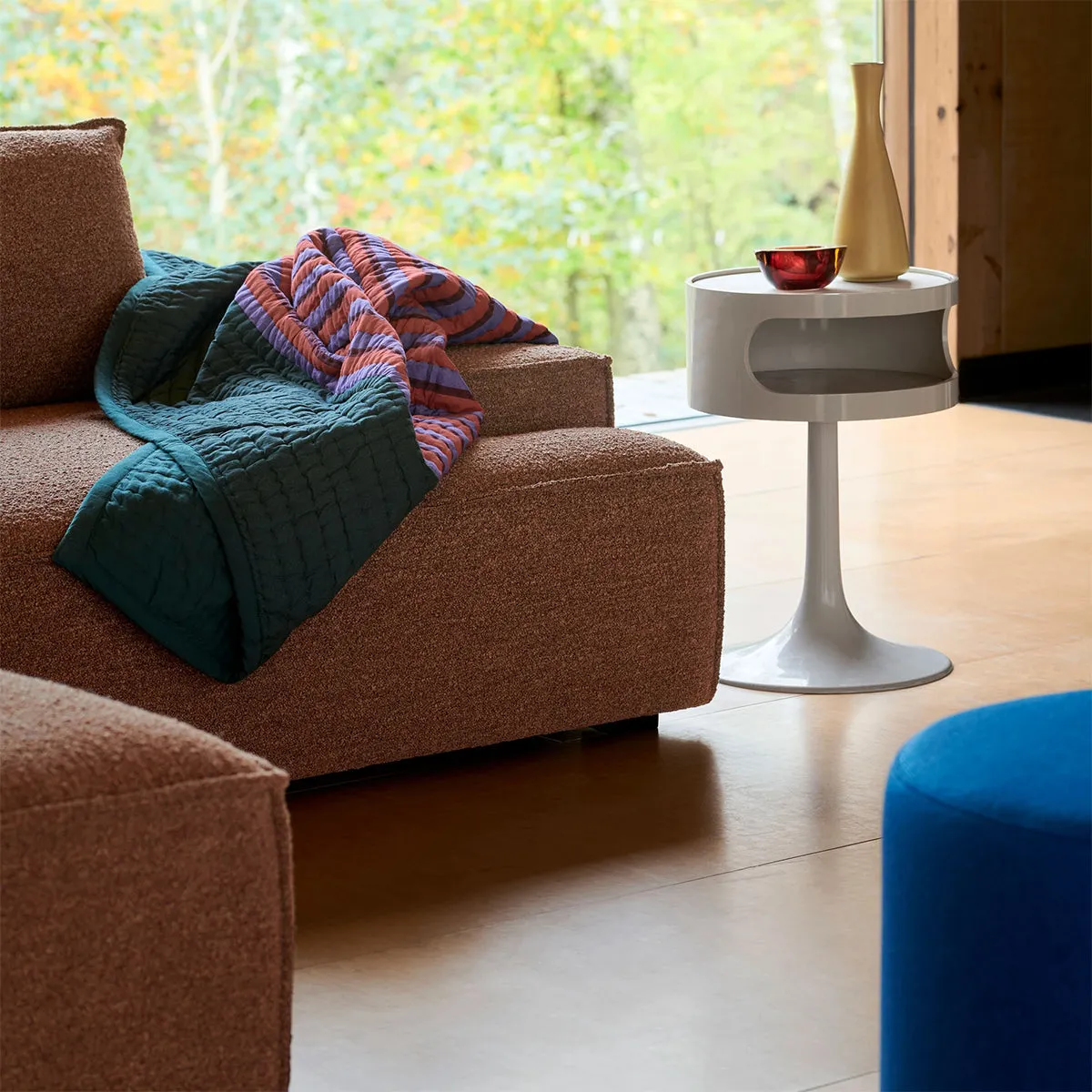 Daphne Boucle 1 Seater Right Arm Modular Sofa