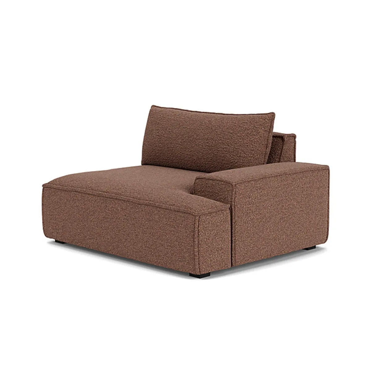 Daphne Boucle 1 Seater Right Arm Modular Sofa