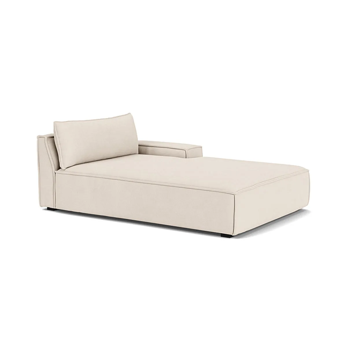 Daphne Fabric 1 Seater Right Chaise  Modular Sofa