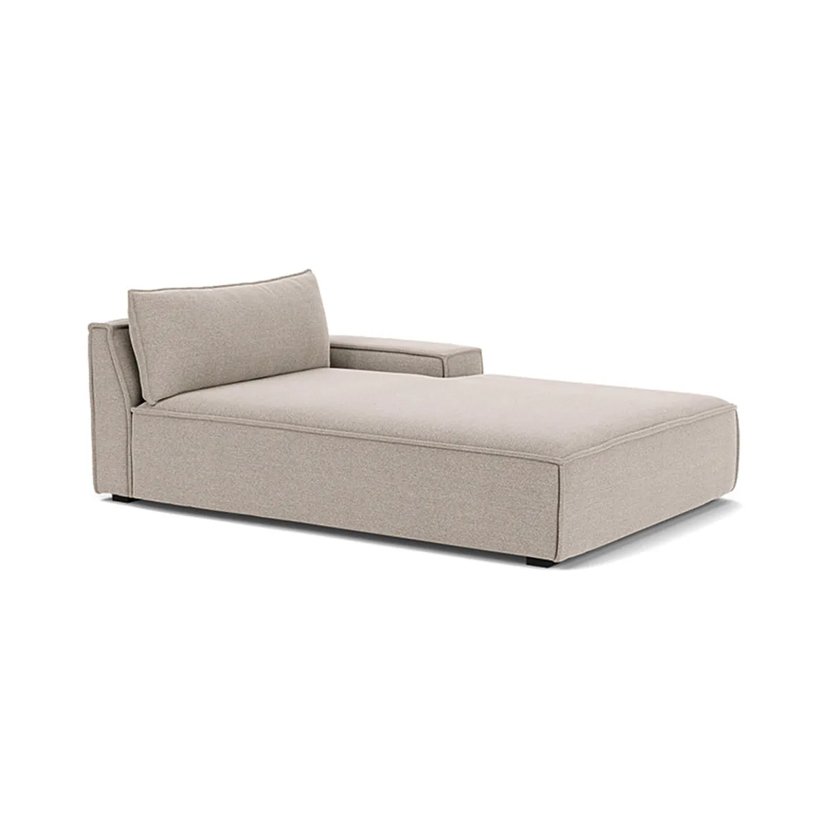 Daphne Fabric 1 Seater Right Chaise  Modular Sofa