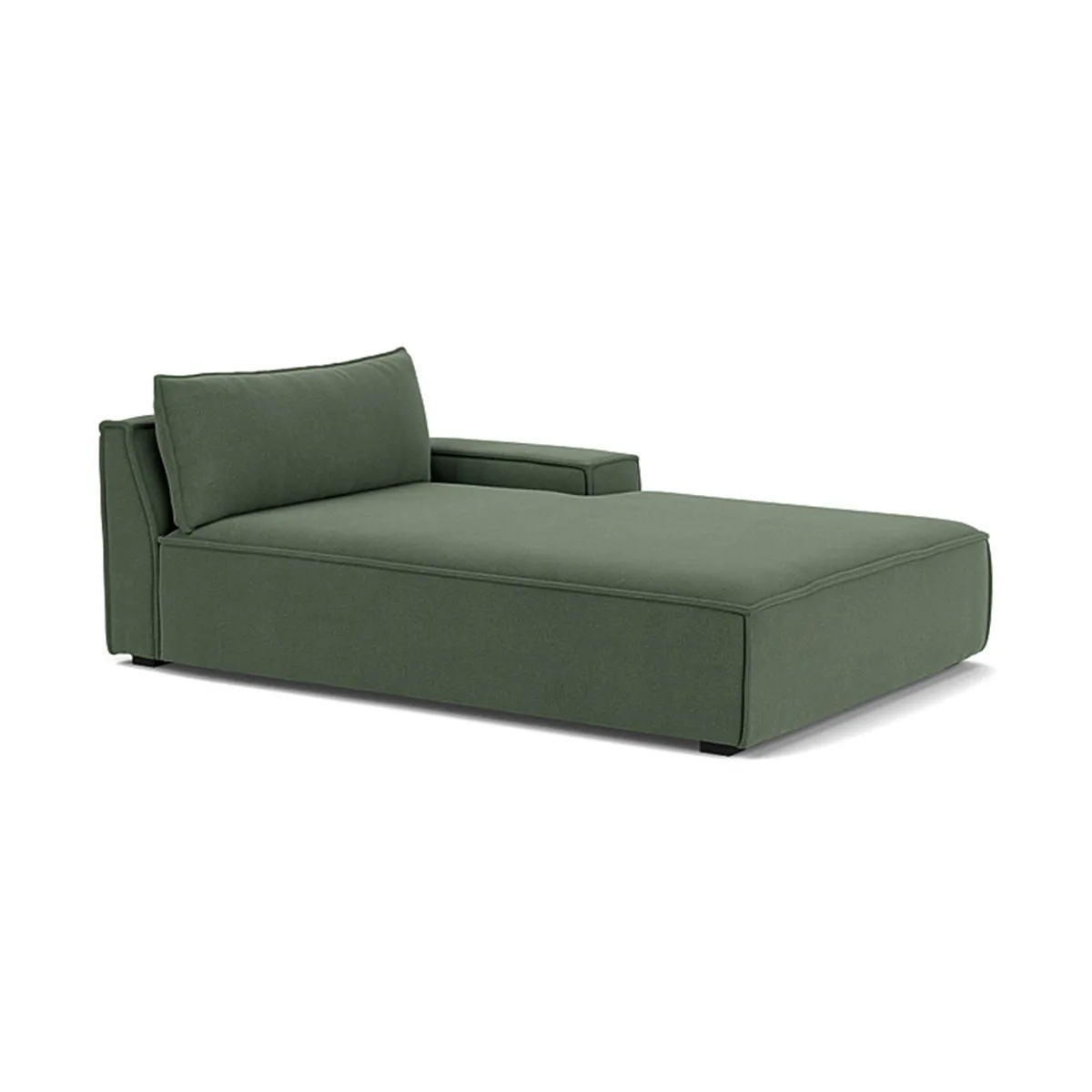 Daphne Fabric 1 Seater Right Chaise  Modular Sofa