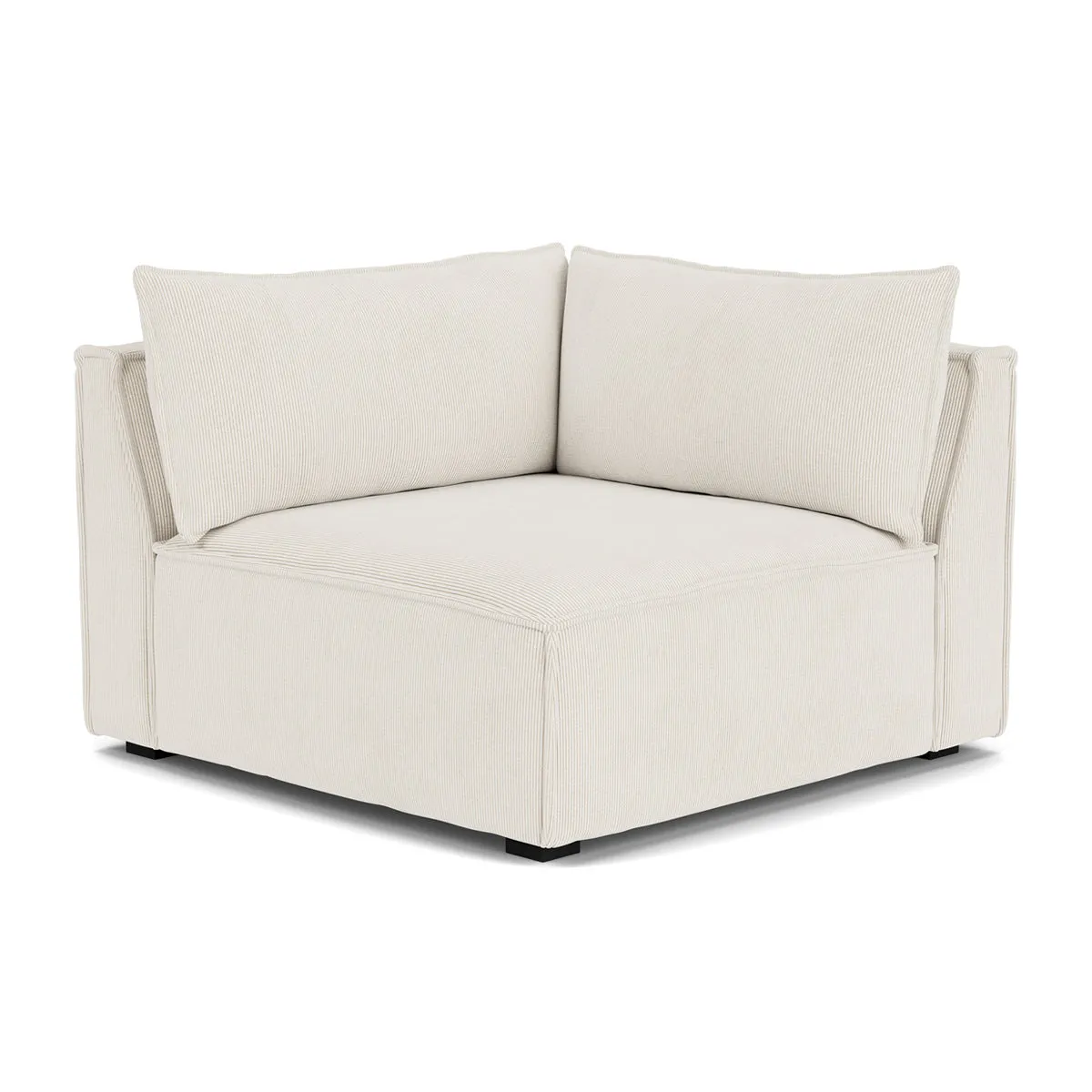 Daphne Velvet 1 Seater Right Corner Modular Sofa