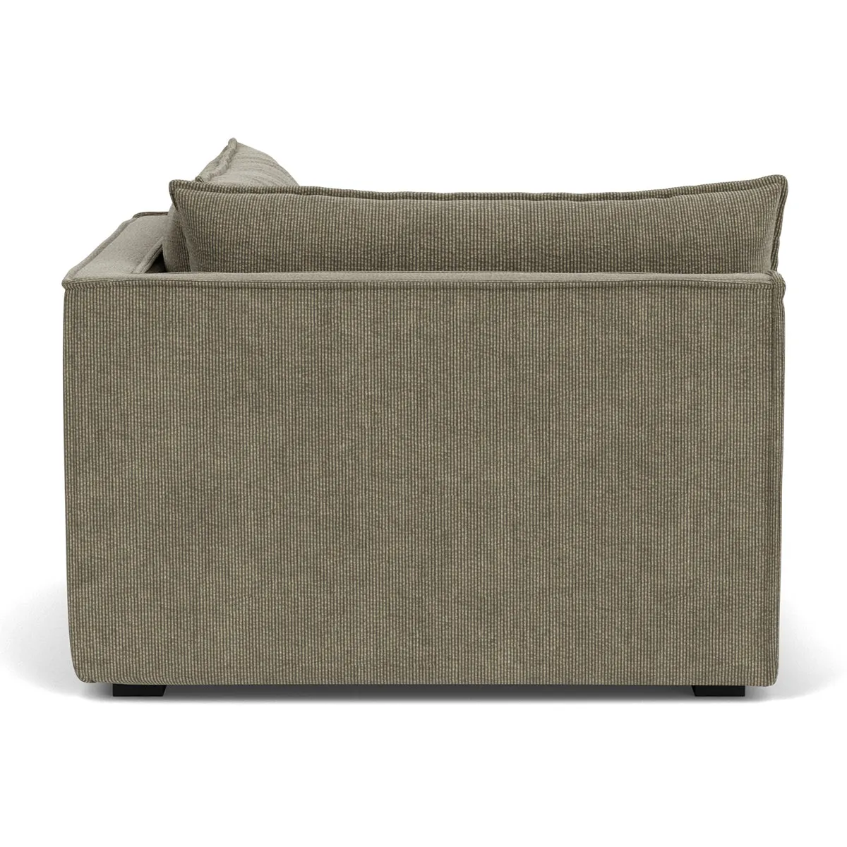 Daphne Velvet 1 Seater Right Corner Modular Sofa