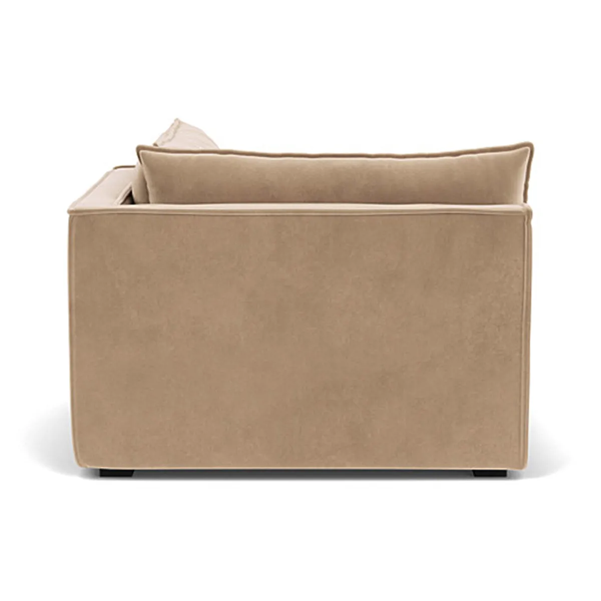 Daphne Velvet 1 Seater Right Corner Modular Sofa