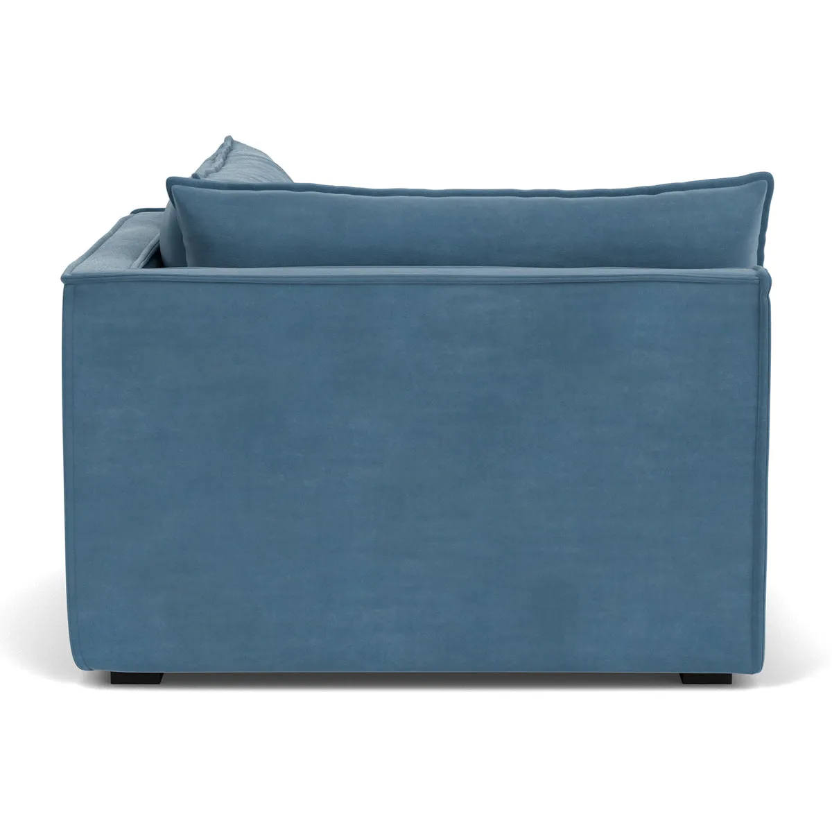 Daphne Velvet 1 Seater Right Corner Modular Sofa