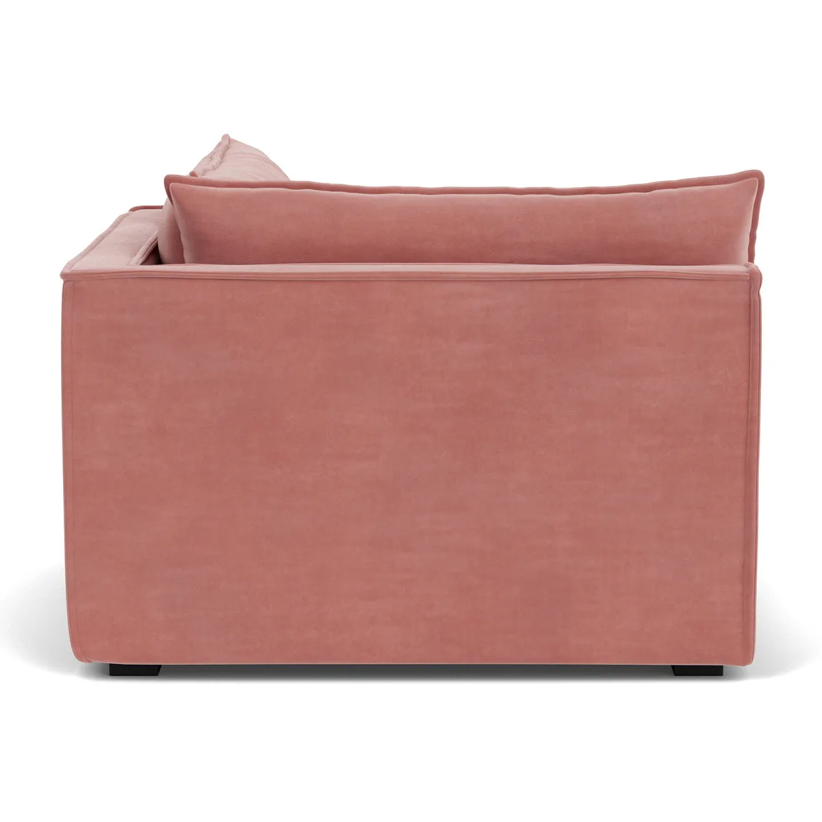 Daphne Velvet 1 Seater Right Corner Modular Sofa