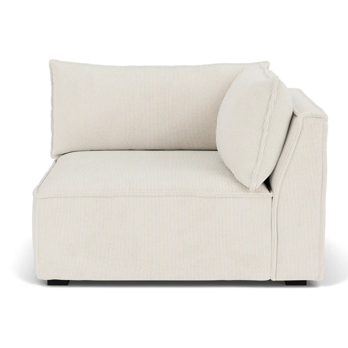 Daphne Velvet 1 Seater Right Corner Modular Sofa