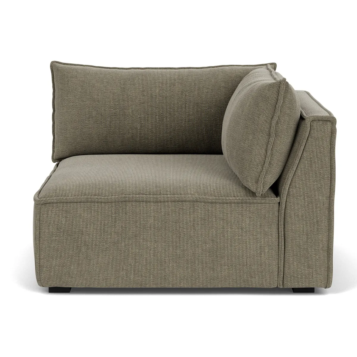 Daphne Velvet 1 Seater Right Corner Modular Sofa